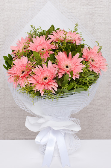 Pembe Gerbera Buketi